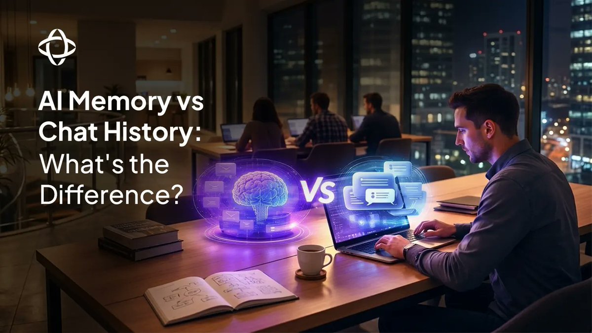 myNeutron_ai's tweet image. Chat history and AI memory, same thing, right?

Wrong ❌

One is a scroll of old conversations. The other is searchable, connected, usable knowledge.

The difference changes everything.

Read the full blog, link in comments 👇

myneutron.ai/blog/ai-memory…