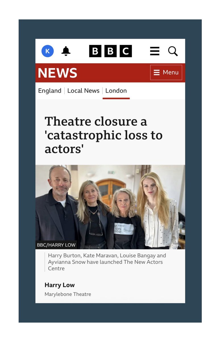 thenewactorscentre tweet media