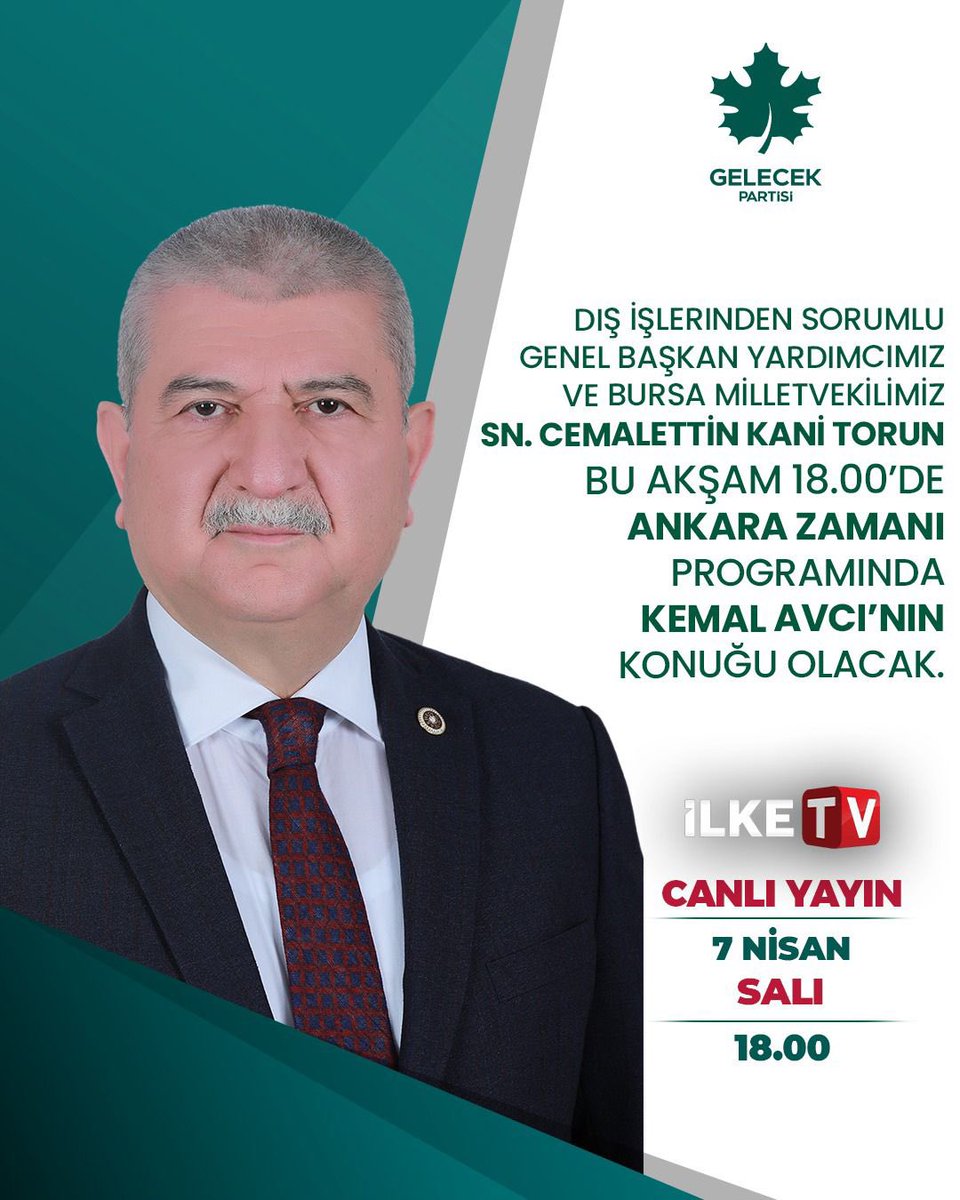 Gelecek Partisi tweet media