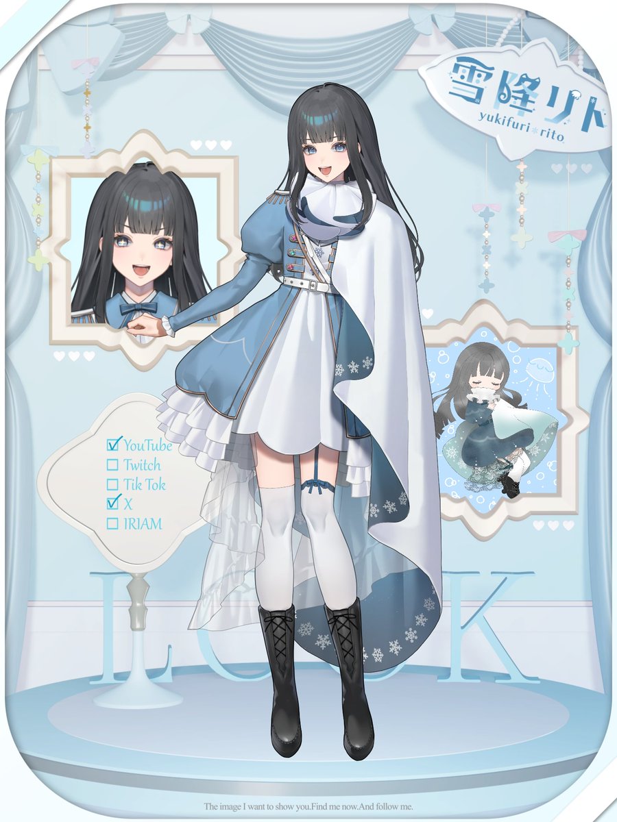 雪降リト❄🪼🐾@新人Vtuber tweet media