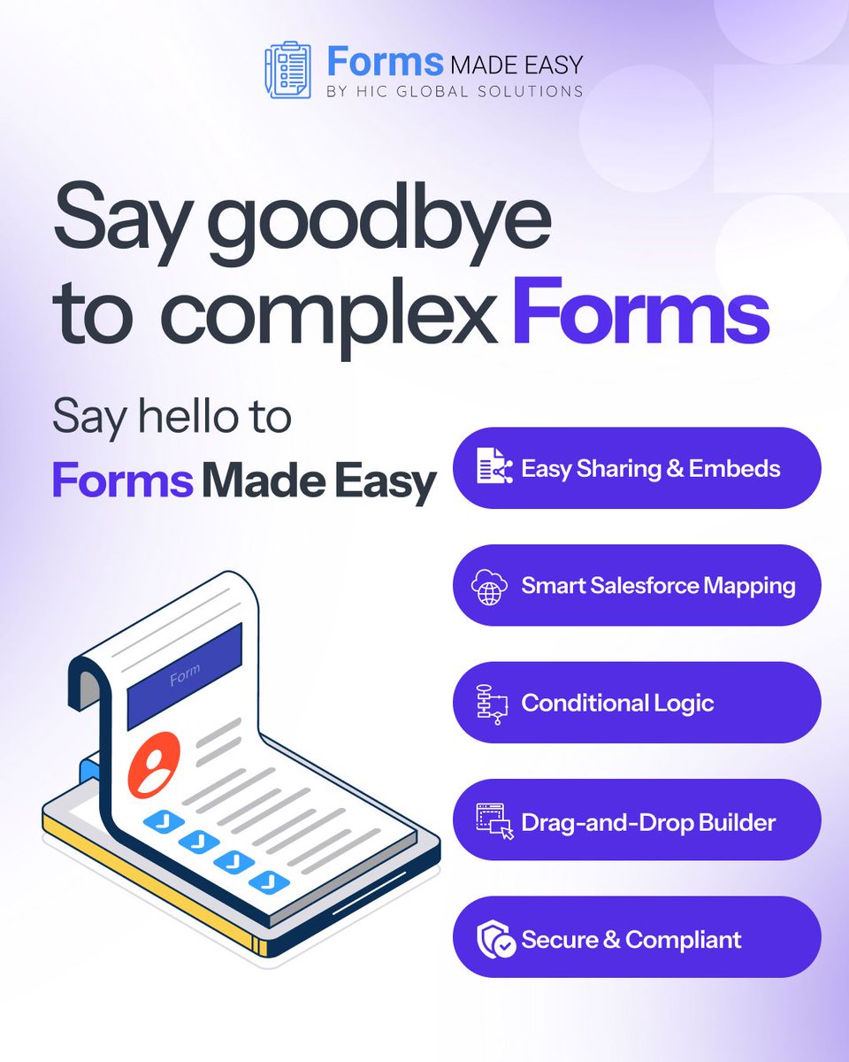Formsmadeasy's tweet photo. Build smarter forms with @salesforce 

Streamline data collection, automate workflows, and enhance user experience all in one powerful solution.

𝐈𝐧𝐬𝐭𝐚𝐥𝐥 𝐧𝐨𝐰: https://t.co/XFzBbwlbUs

#Salesforce #FormAutomation #SalesforceApp #FormsMadeEasy https://t.co/lVrJiStZe3