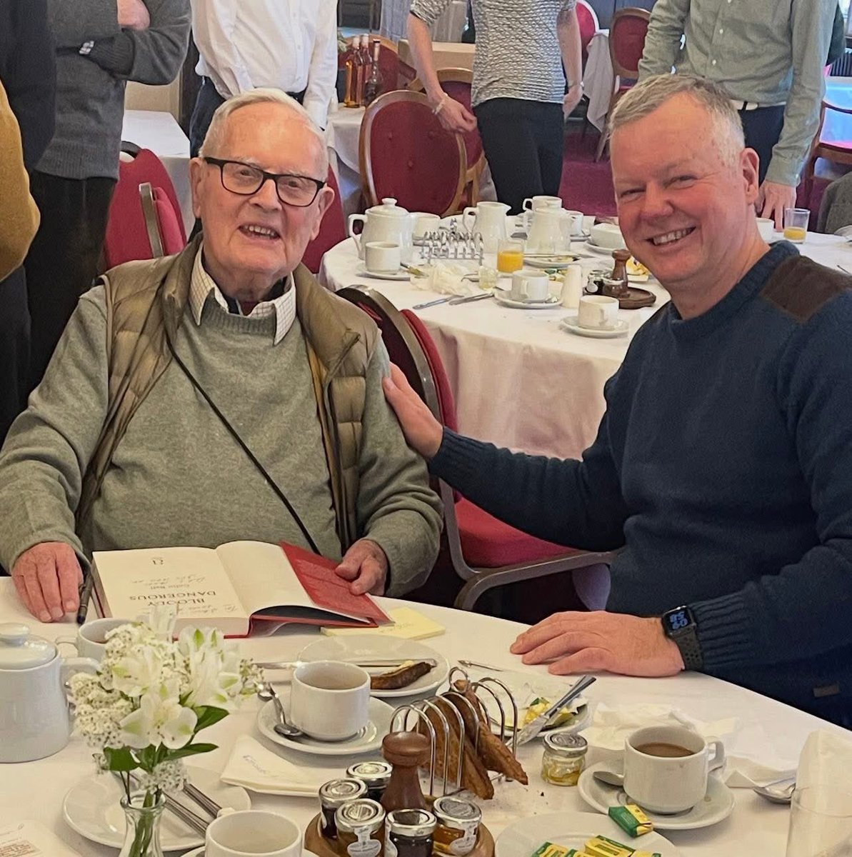 harpbikespa's tweet photo. When you realise you are flying over France ; and suddenly the book you are reading becomes iconic and very relevant….  We owe a lot to these men.  What a book; we were so honoured to meet last month in @PetwoodHotel #woodhallspa https://t.co/abnRlYRHUj