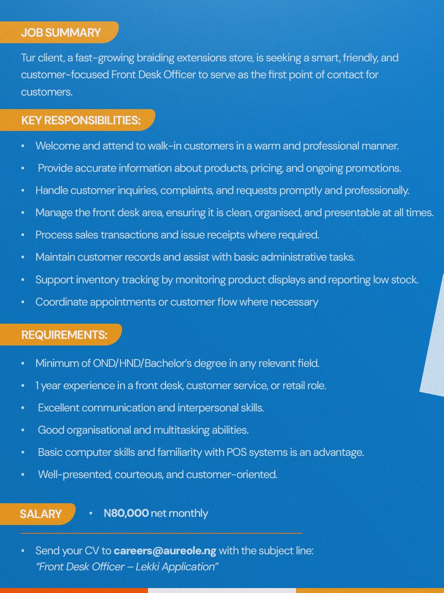 JOB OPENINGS NG tweet media