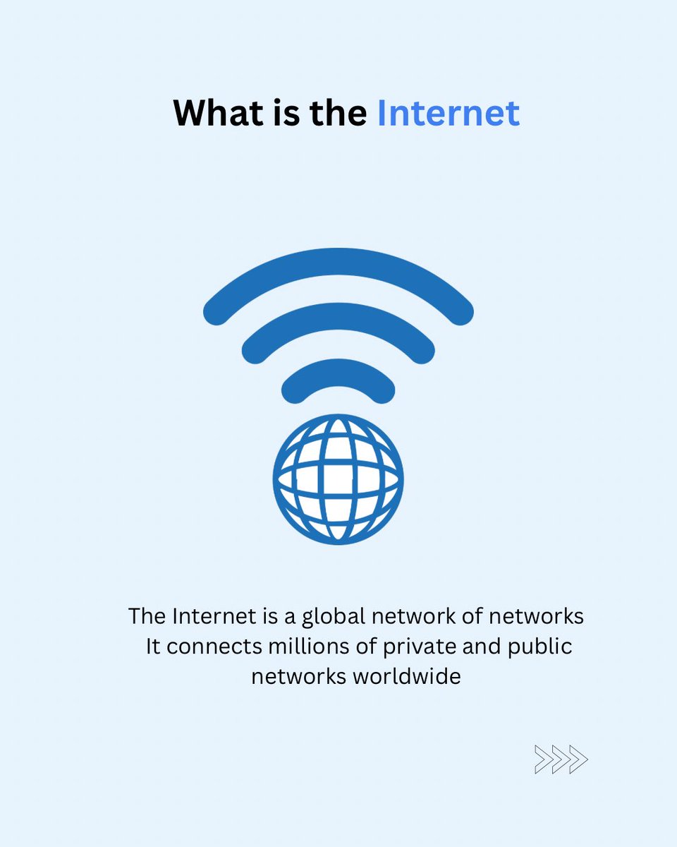 CyberWE_'s tweet photo. The internet is something we use every single day, yet very few people truly understand how it works behind the scenes. 

Every time you open a website, send a message, or stream a video, a complex system of networks begins to operate in seconds.

#CyberSecurity #DataProtection https://t.co/WIgJT60Qvs