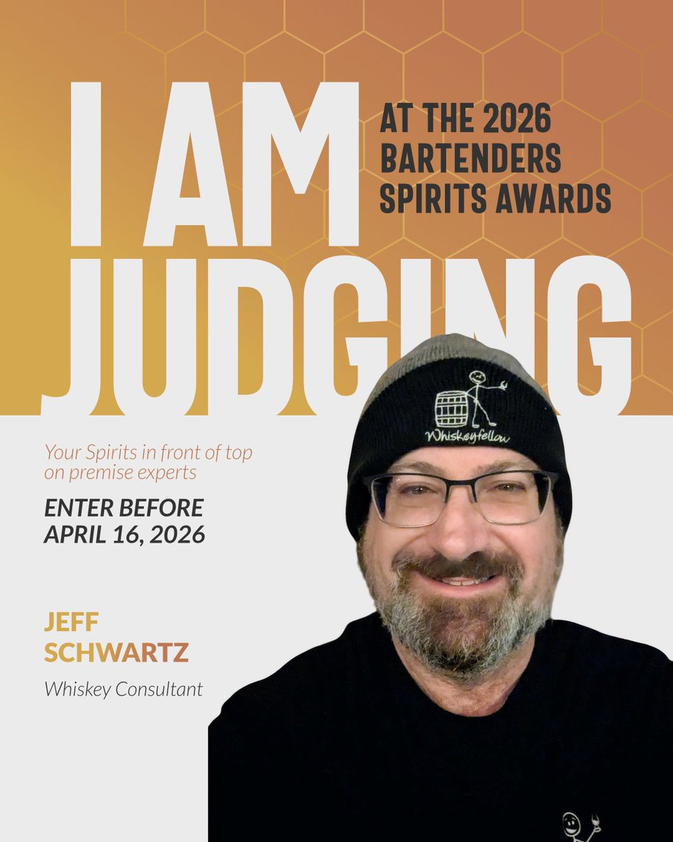 WhiskeyFellow's tweet image. Next month, I will be on the judging panel for the 2026 Bartender Spirits Awards in Chicago. Recently, the organizer, Beverage Trade Network, interviewed me; if you’re interested, read on. Cheers! 

#whiskey #awards #spirits #whisky 

bartenderspiritsawards.com/en/blog/insigh…