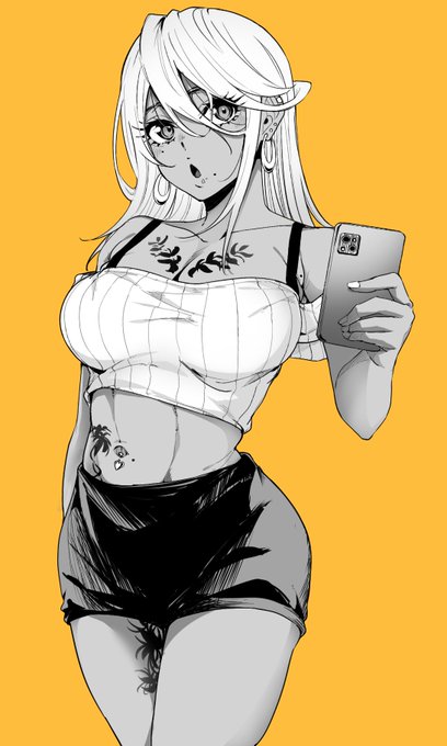 タトゥー褐色ぎゃる 