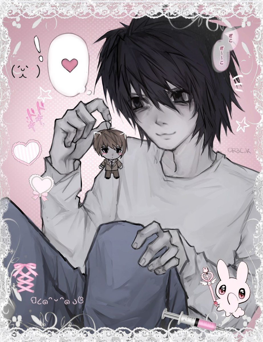 CR3CKk's tweet image. 🌙 🌸 🍰.
#DeathNote
#LawLight