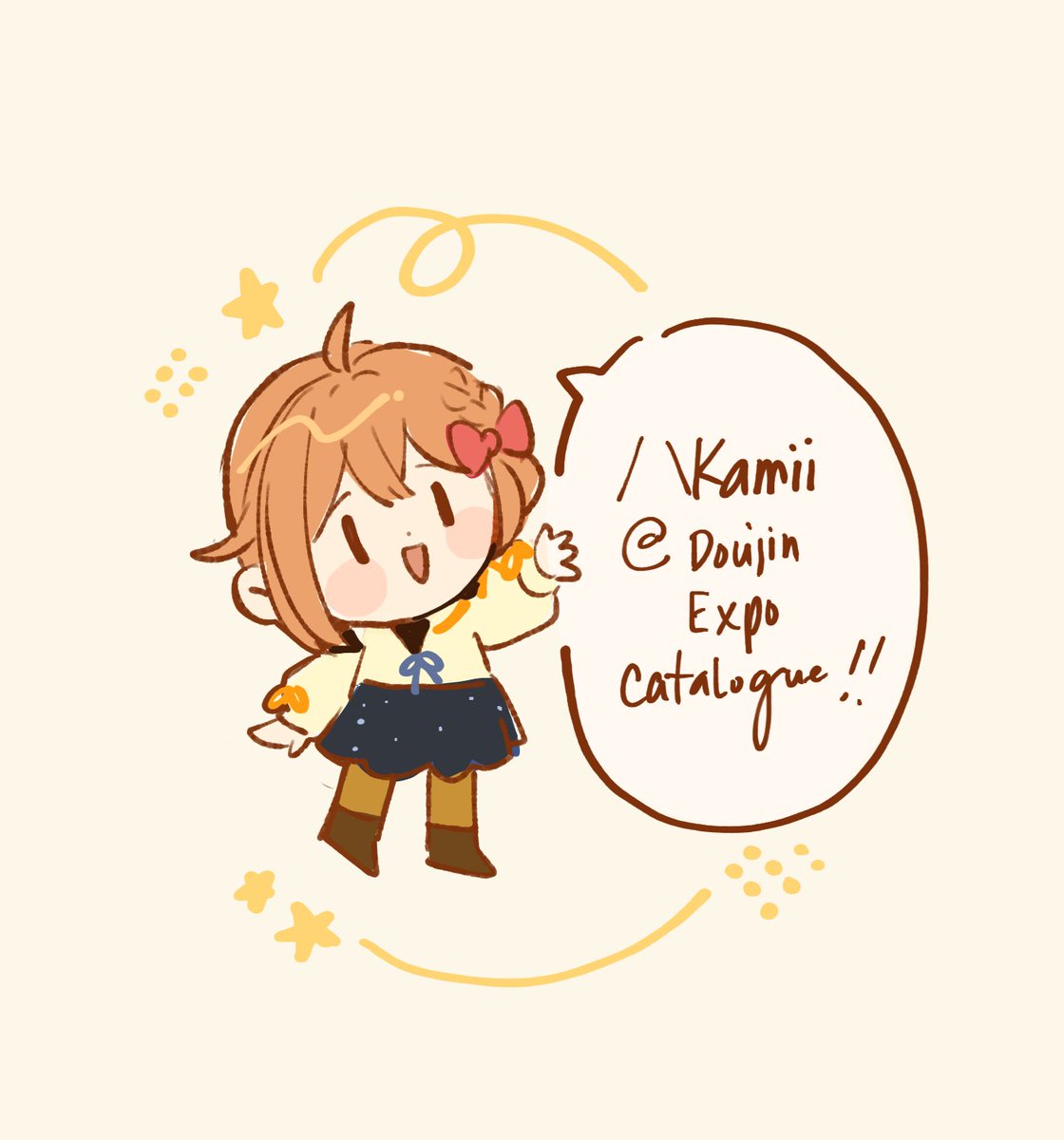 hakakamiiii's tweet photo. [RT💛] 

My merch catalog for #doujinexpo! 
I'll be with @/Yuwintermelon at table C04

🪼 I'll be selling my first original artbook &amp; cat yonkoma!!
🪼I'll also bring very limited leftover stocks from matsu
🪼 On the spot comms available!

Map &amp; other info ⬇️ https://t.co/wbTc7YYGWe