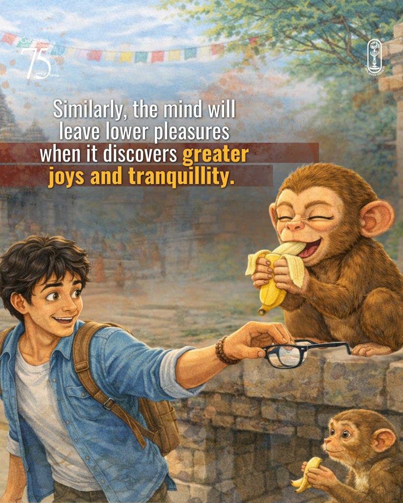 Chinmayananda's tweet image. You are not your mind. But have you ever tried going beyond it? Swipe to read what Gurudev’s advice is to go beyond the mind! 

#trainyourmind #bhagavatgita #mentalstrength #quotestolivebyforever #mindcontrol 
#mentalclarity #swamichinmayananda #chinmayamission