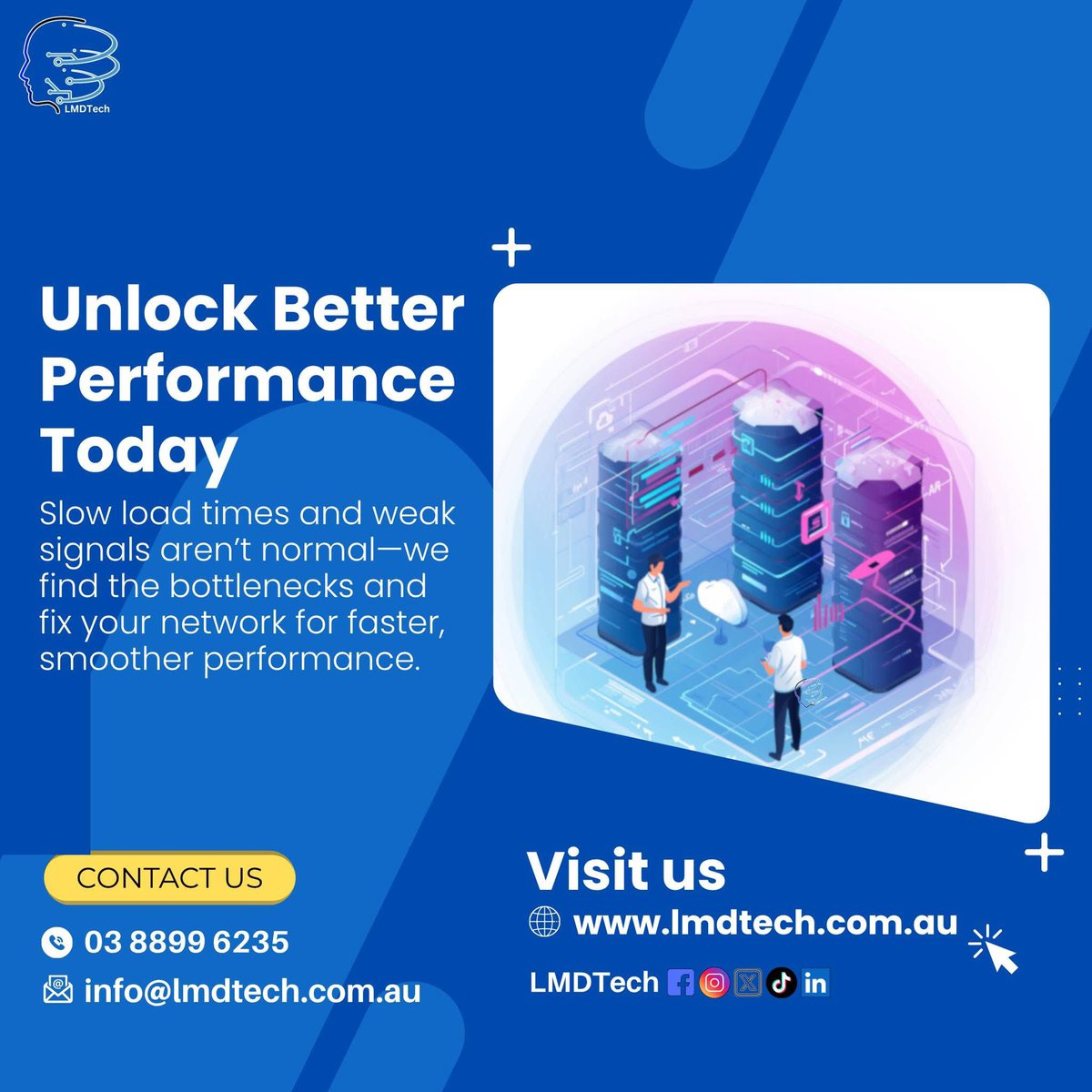 LmdTech's tweet image. Slow isn’t normal.
We find the bottlenecks and fix your network for faster speeds, stronger signals, and smoother performance.

⚡ Get back to full speed.

#FastInternet #NetworkOptimization #BetterWiFi #NoLag #LMDTech