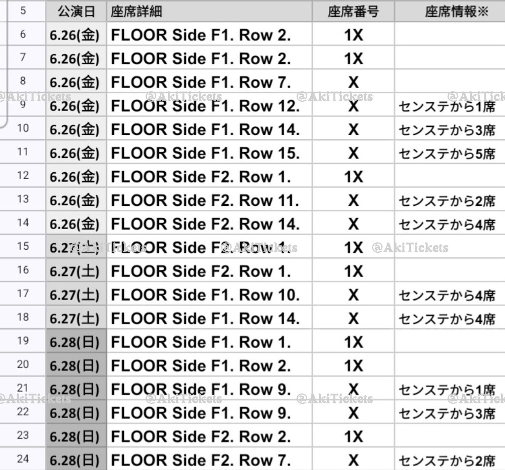 あき【海外チケット代行】 tweet media