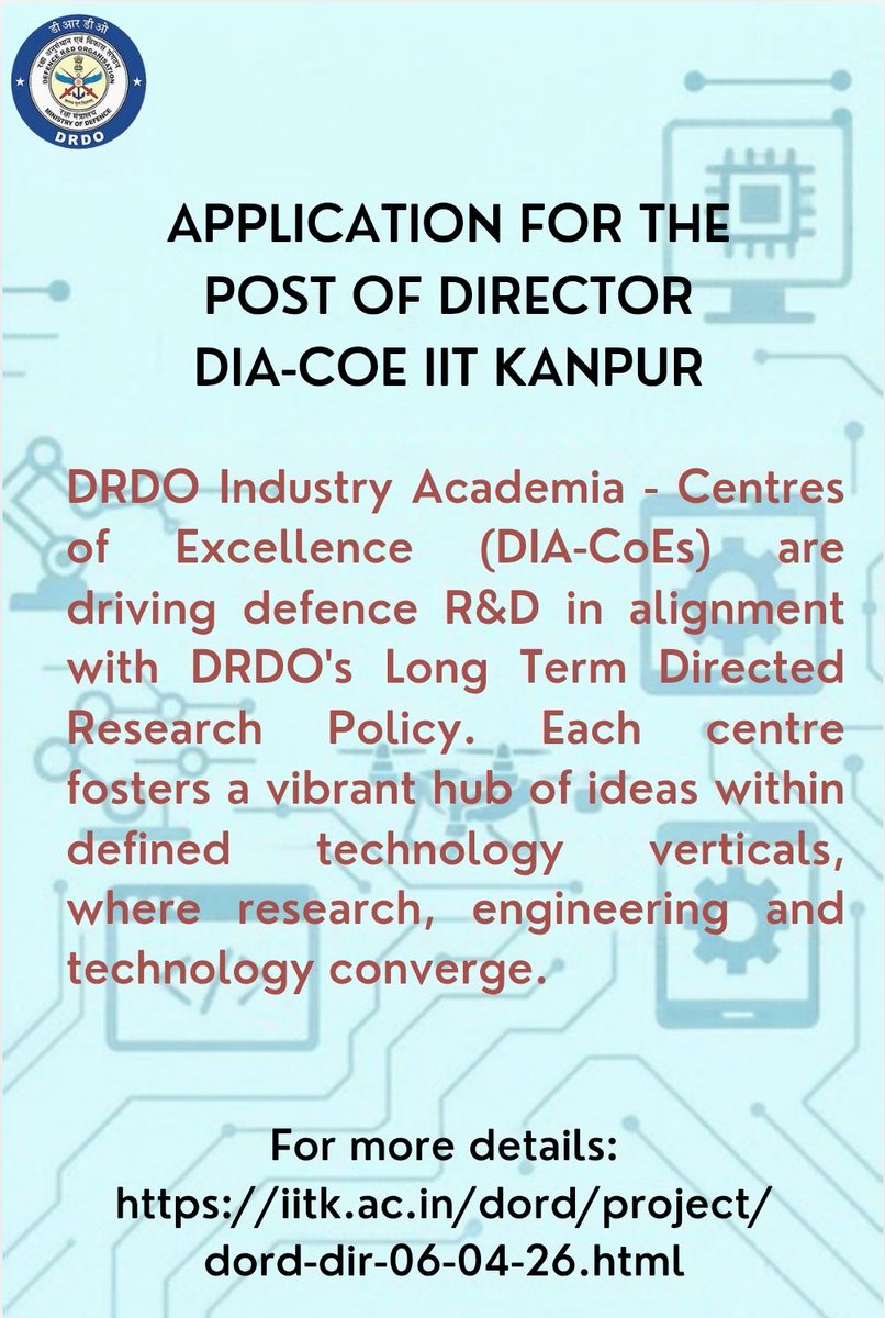 DRDO Futuristic Technology Management tweet media