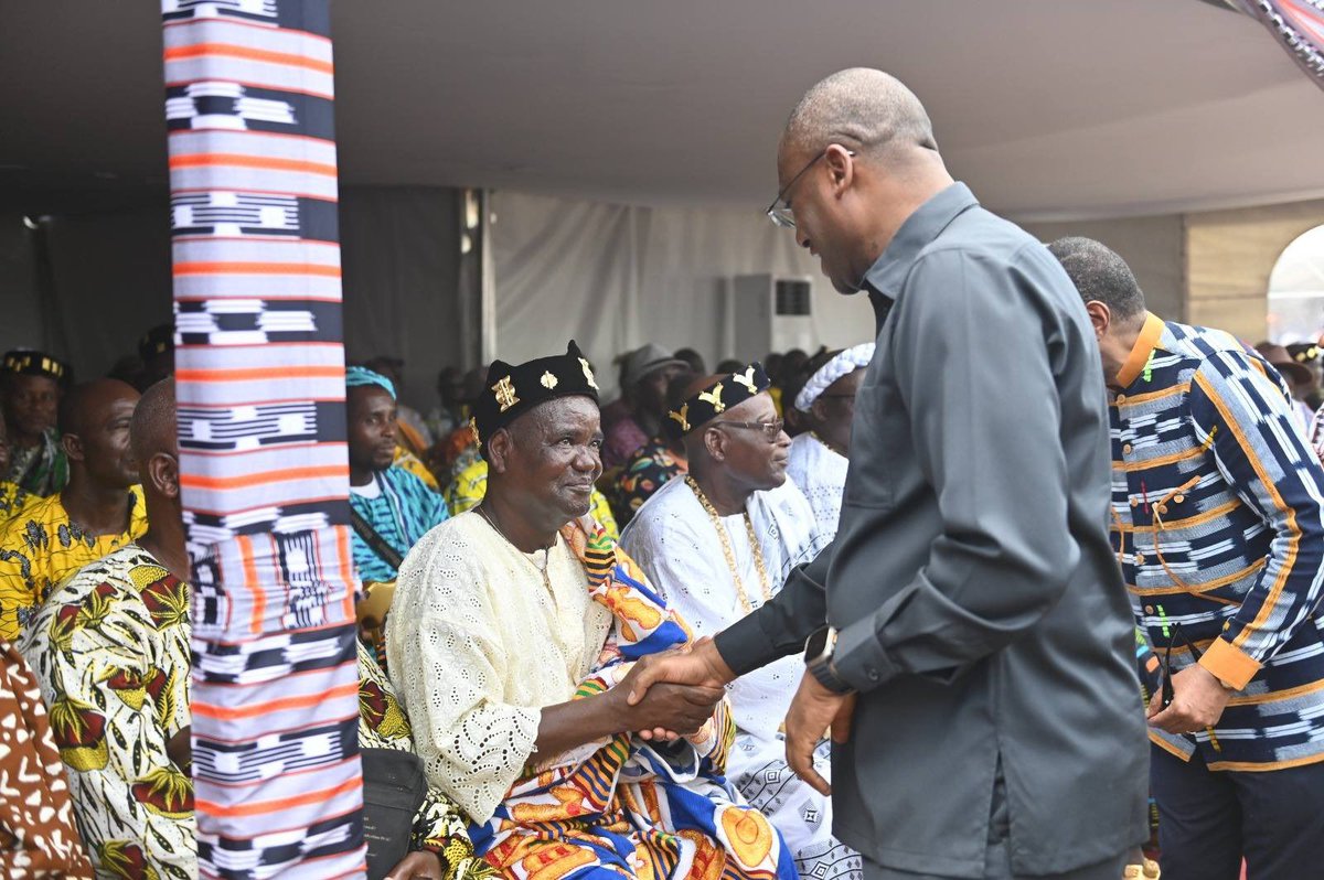 SidiTToure's tweet photo. 04/04/26- Sakassou: Très honoré d’avoir coparrainé la cérémonie d’hommage dédiée au PR de la République SEM AlassaneOuattara, sous la présidence de SEM Jeannot Ahoussou-Kouadio, Conseiller Spécial à la Présidence de la République et représentant le PR de la République. #stt https://t.co/WuqJwP83b3