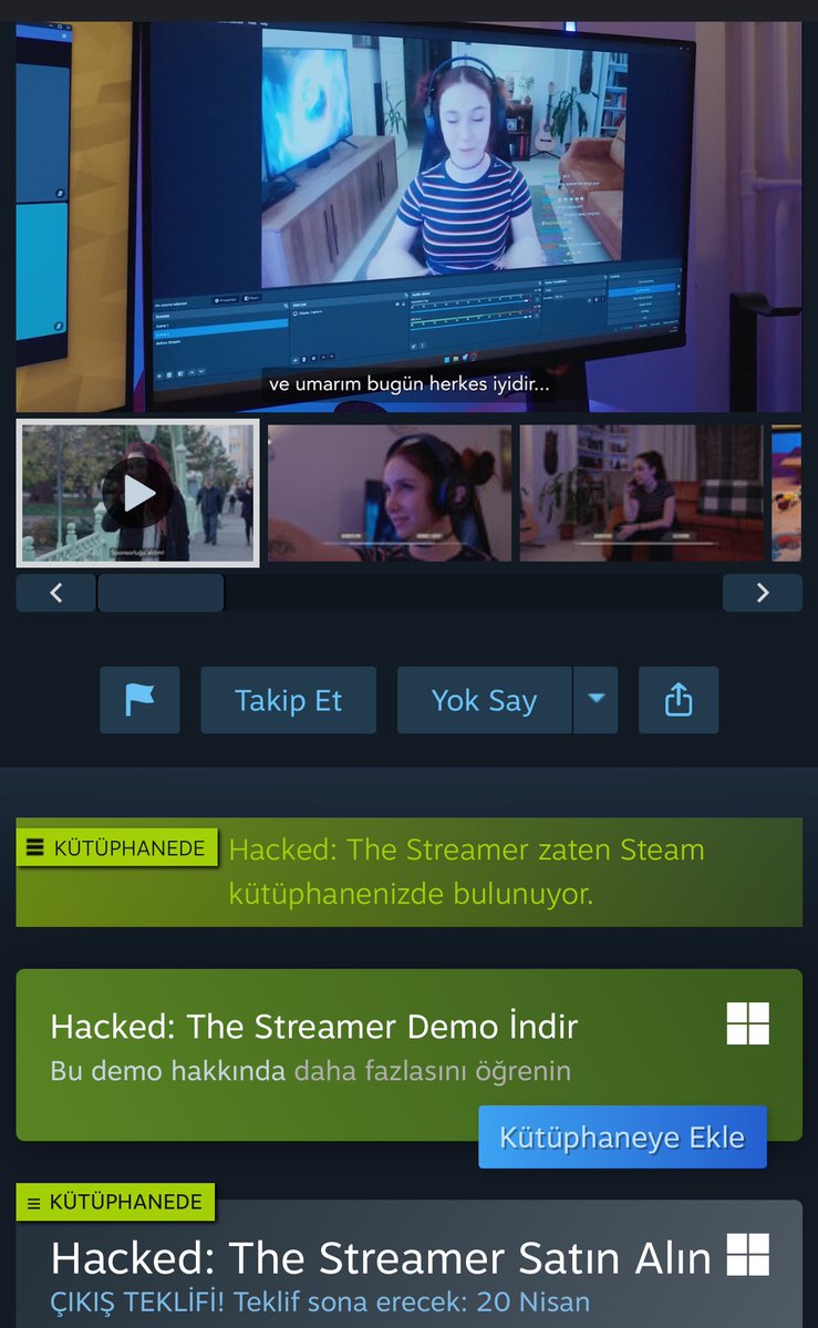 Bu Hacked The Streamer Türk oyunuymuş. Yayın açar oyunda akarız ya