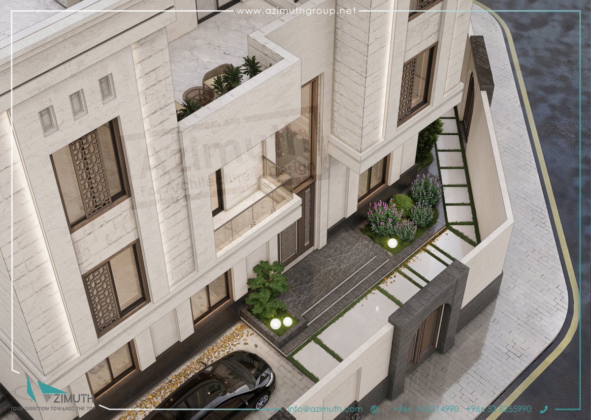 azimuth_org's tweet photo. تصميم يجمع بين الأصالة والحداثة
فيلا وثلاث شقق سكنية موزعة على 3 أدوار
بأسلوب معماري معاصر مستوحى من روح المدينة المنورة ✨

📍 حي الرانوناء – المدينة المنورة
📐 مساحة الأرض: 575 م²

© جميع الحقوق محفوظة لصالح مكتب سمت المنورة للاستشارات الهندسية https://t.co/iHJp43vqTs