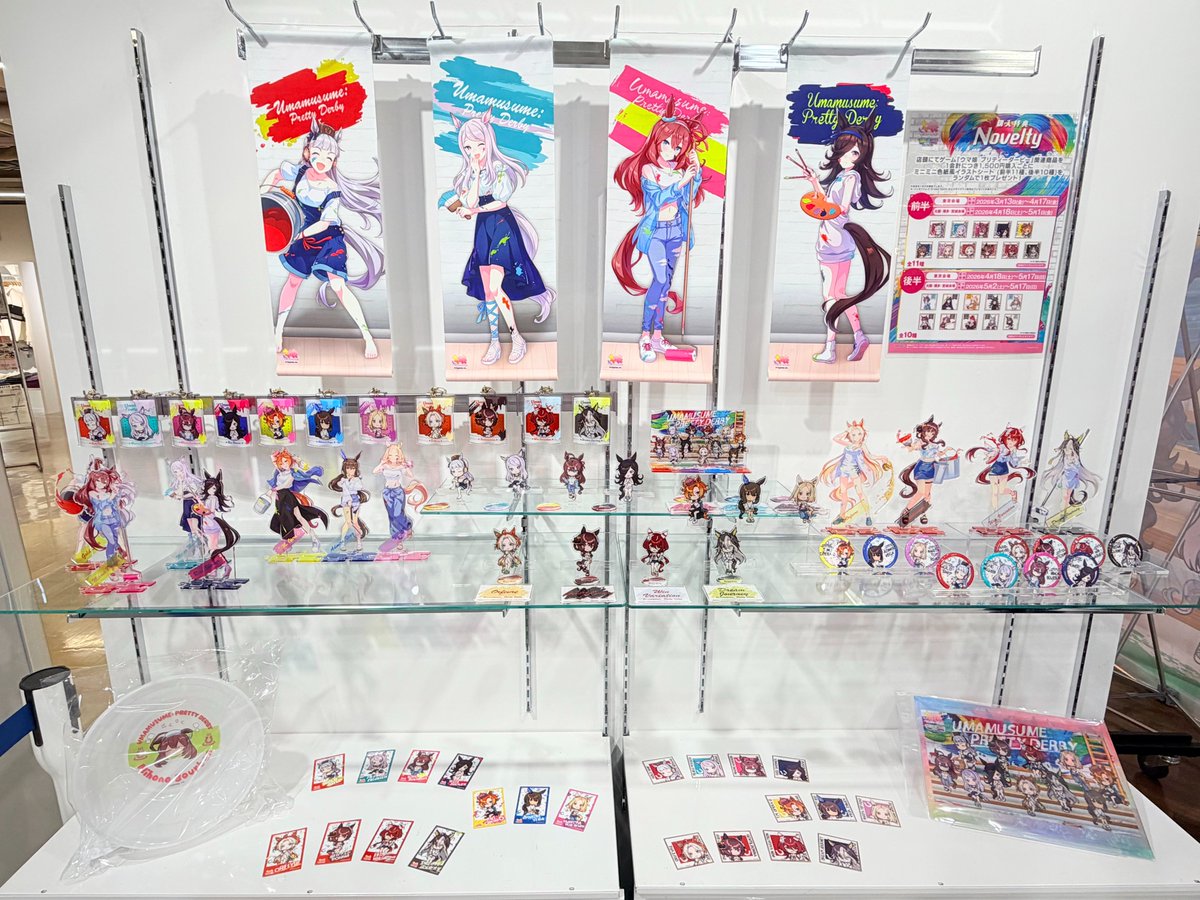 ウマ娘キャラポップストアアクリルスタンドタペストリー