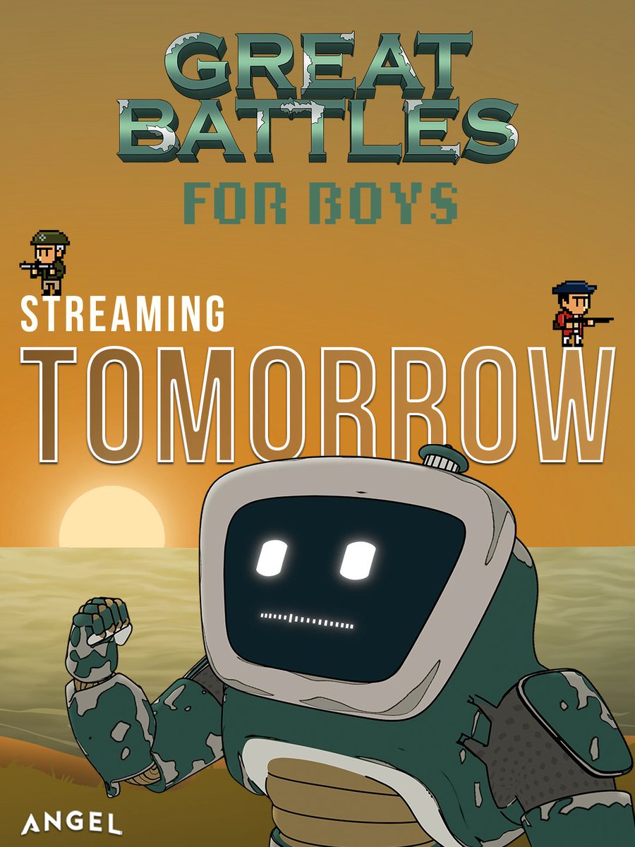 Battles4BoysTV's tweet photo. Tomorrow, class is in session. Ranger knows every battle ever fought. Boom just knows how to make things explode. See you on Angel. https://t.co/SytWGLMQru