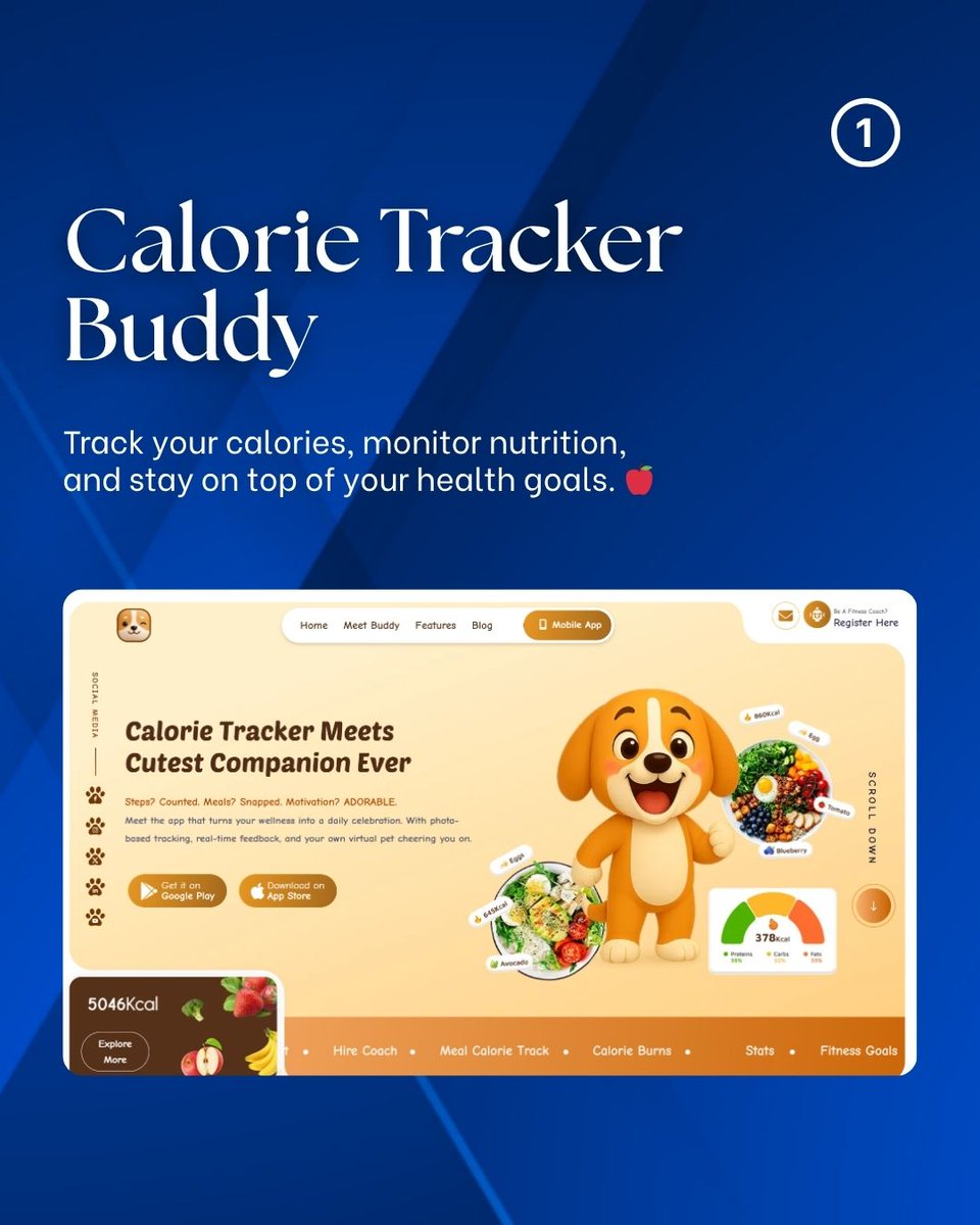 Track Your Calories &amp; Stay on Top of Your Fitness Goals 🍏

Introducing <a href="/calorietrackerr/">Calorie Tracker Buddy</a>  #HealthGoals #NutritionTracking
