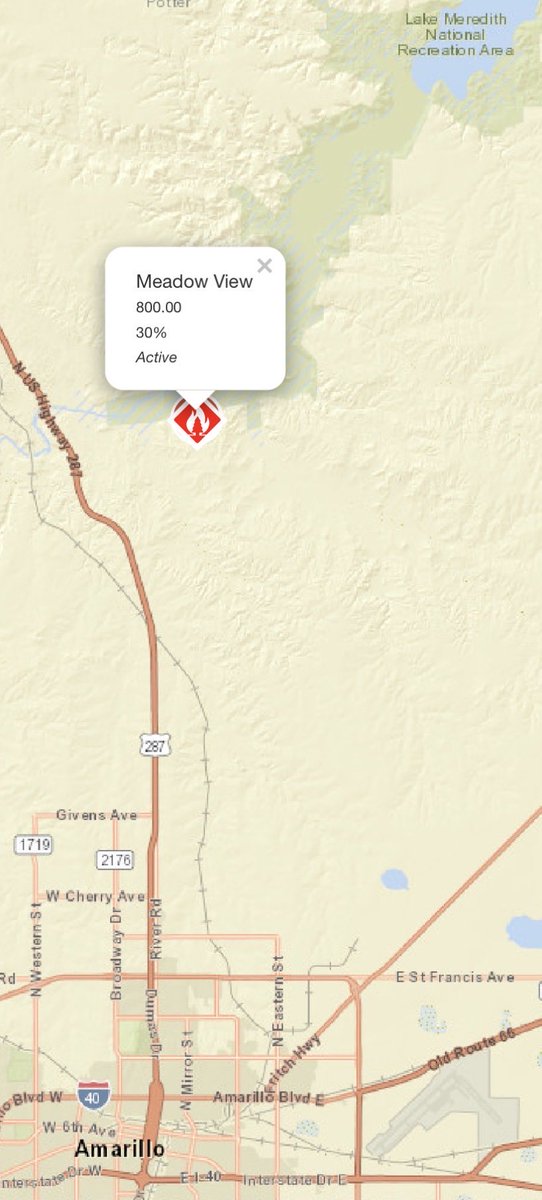 AllHazardsTFS's tweet image. Alert: Texas A&amp;amp;M Forest Service is responding to a request for assistance in Potter County on the #MeadowViewFire. The fire is an estimated 800 acres and 30% contained. #txfire