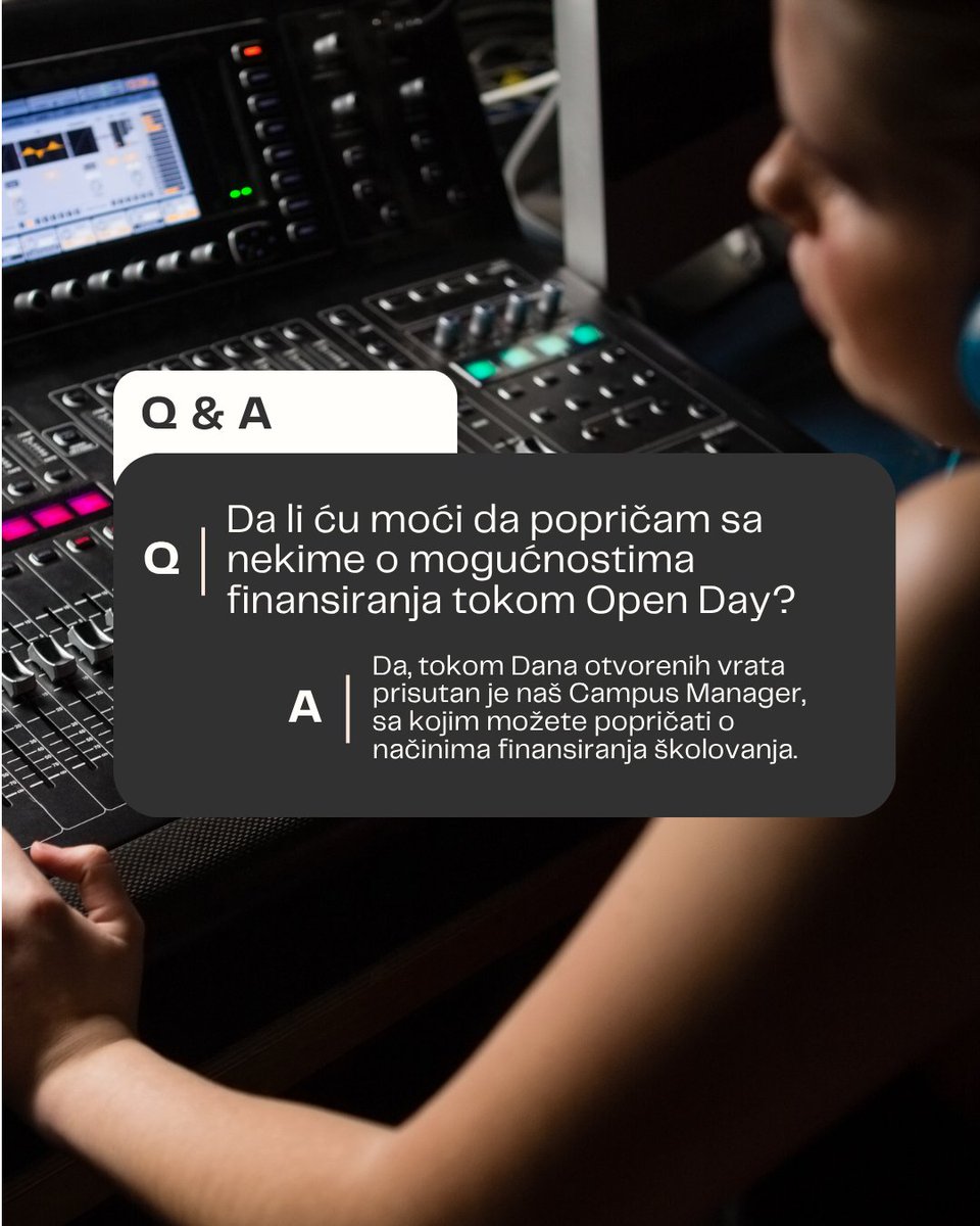 SaeBelgrade's tweet photo. Vidimo se sutra od 18h na SAE Institutu u Čika Ljubinoj 8, 3. sprat. Prijave na belgrade@sae.edu ili na  https://t.co/ETjphBUOzH  #openday #saebelgrade #saeinstitute https://t.co/emBPVe8cWN