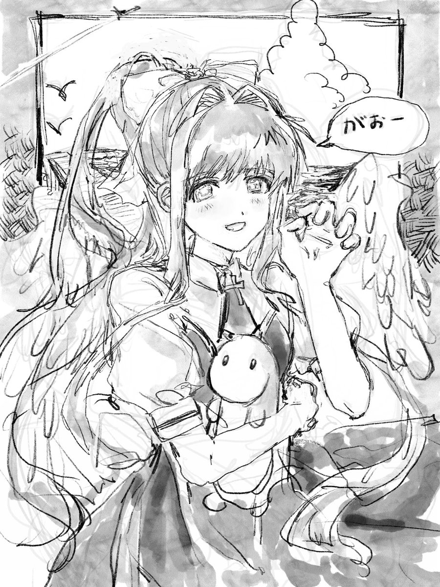 kurena120's tweet image. 🌻
 #AIR  #神尾観鈴  #イラスト