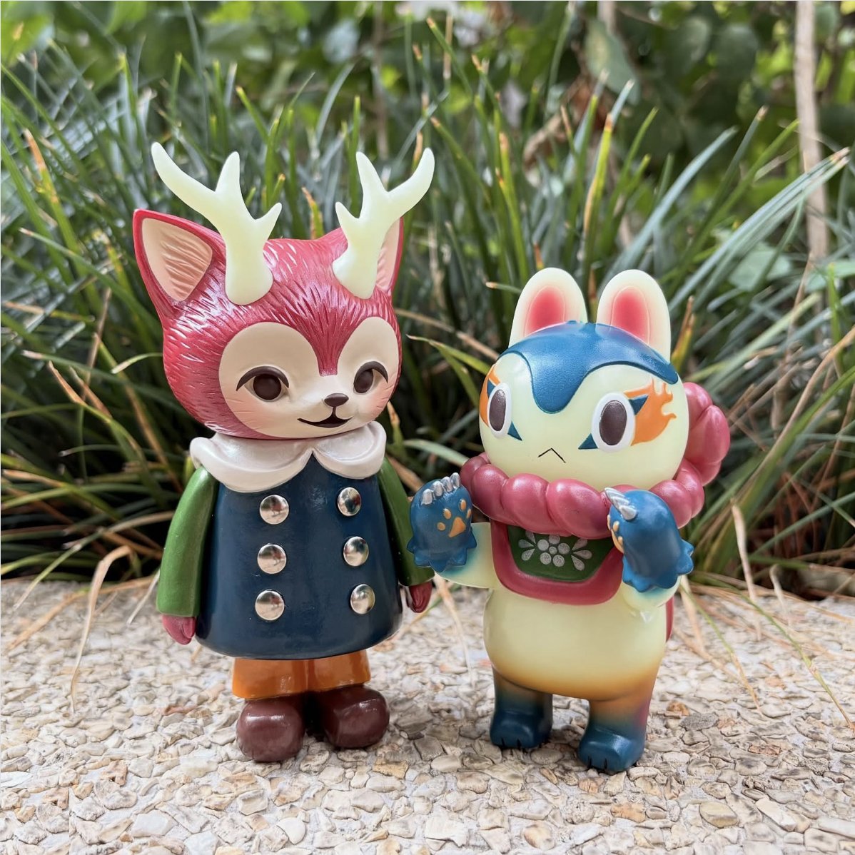 toysrevil's tweet photo. The 8th edition of #RetroToyShop MORRIS & INU-HARIGON from #Hinatiqu & #TeresaChiba was revealed & released at #ThailandToyExpo 2026! Do stay connected to both @p_genmu & @hinatique for post-event availability updates, cheers.
#toynews
#toysblog https://t.co/cktkglppqW