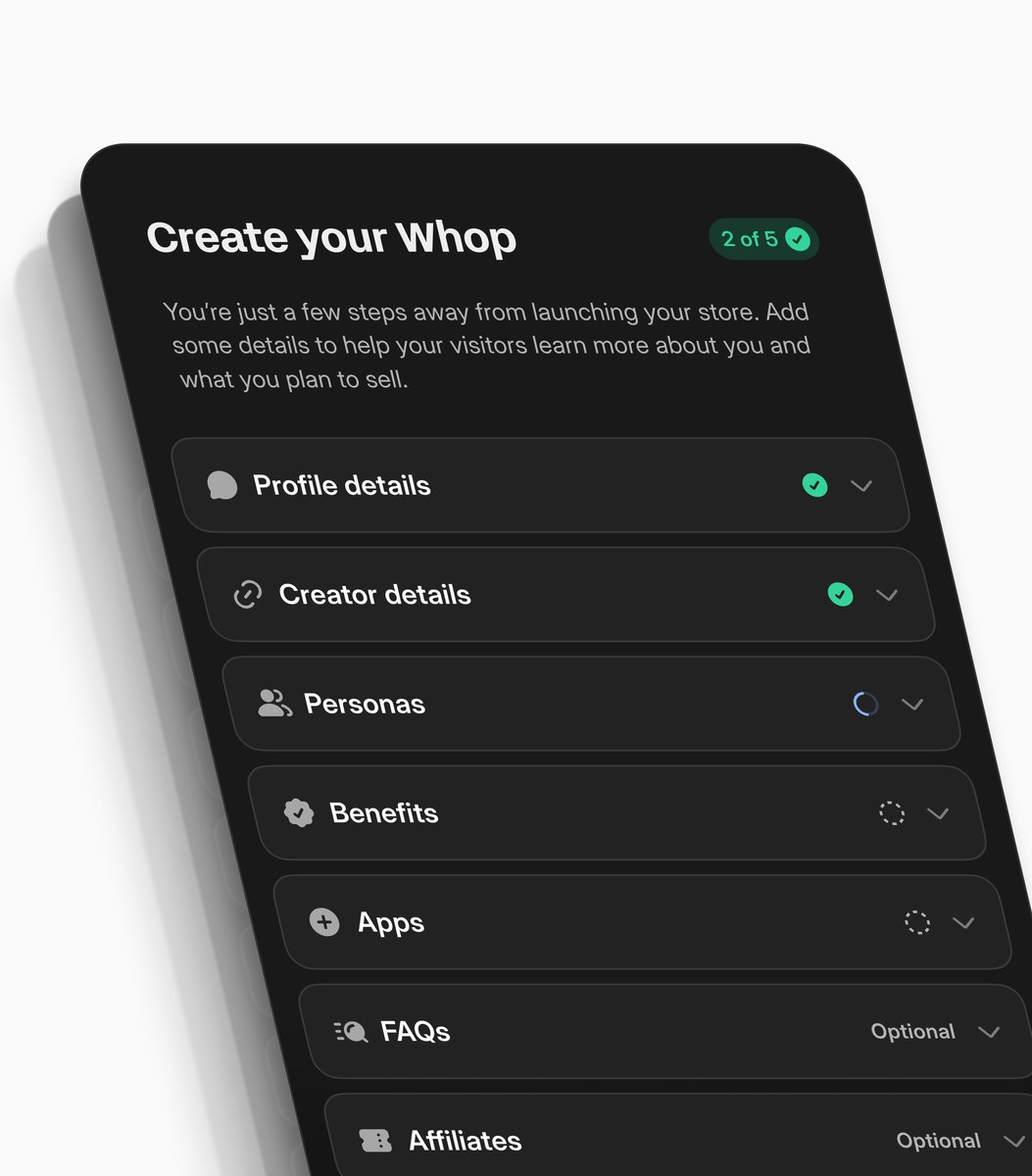 outpacestudios's tweet image. AI store builder @whop