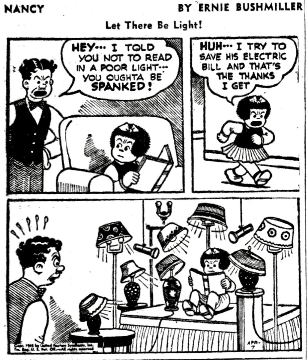 Nancy Comics by Ernie Bushmiller tweet media