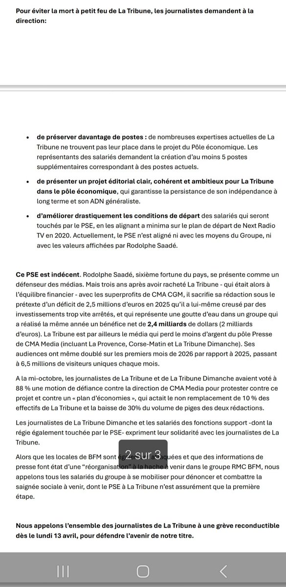 SDJ de La Tribune tweet media