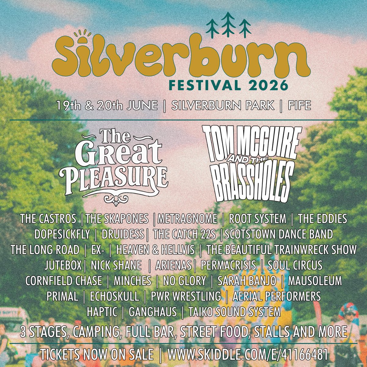 DopeSickFly's tweet photo. Excited to Announce we will be at Silverburn Festival this Summer.
Main Stage Saturday 20th June.

Silverburn Festival 2026 | Tickets &amp; Line Up | Skiddle https://t.co/oVl6eG7qy5

#DOPESICKFLY #SILVERBURN #Festival #Summer #Scotland https://t.co/UEUJVkrcbI