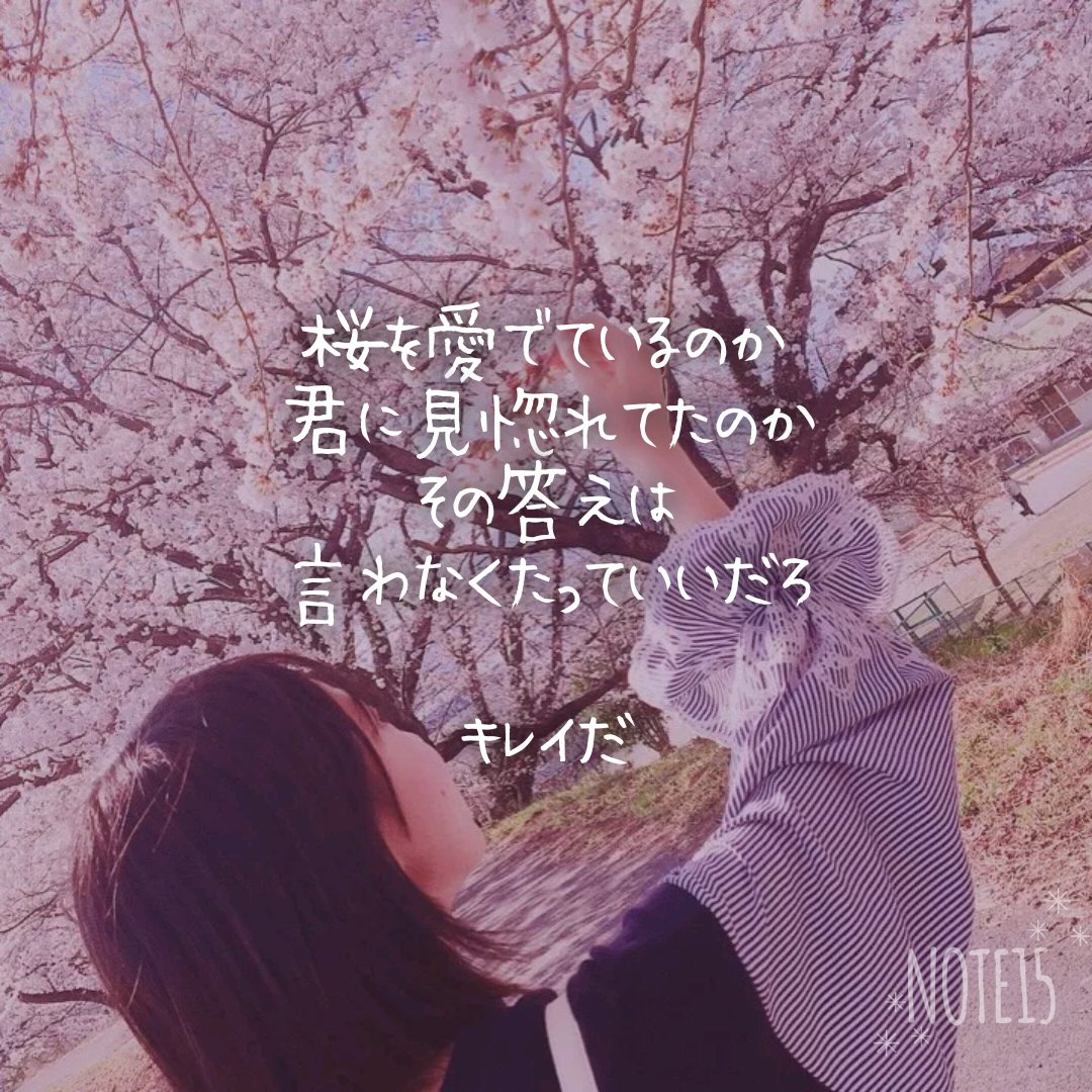 Lucky_3o3's tweet photo. #NOTE15 #ポエム #拡散希望
桜咲く頃はウキウキするな🌸
皆のとこにも咲きますように! https://t.co/mveSt9nZ50