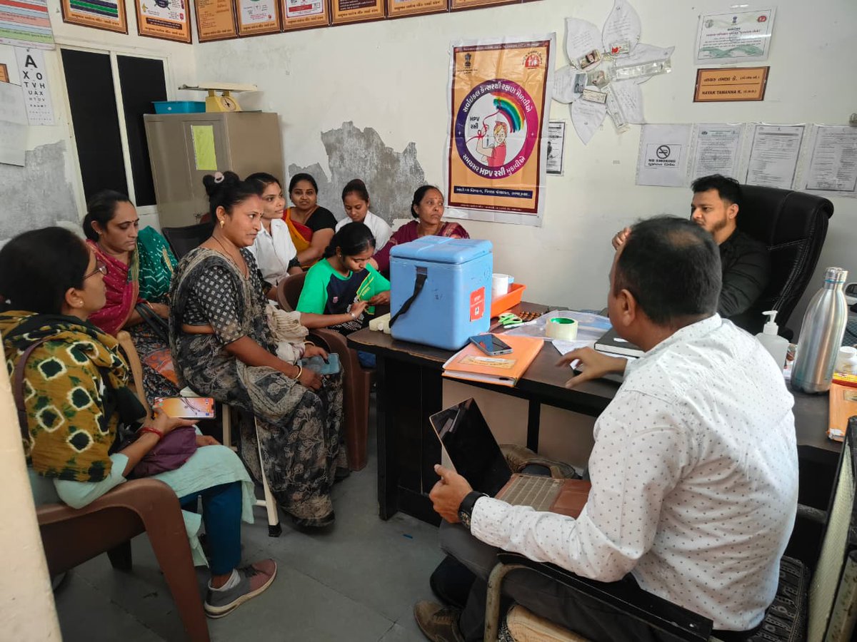 AslaliPhc's tweet photo. Dt :-7/4/26

Today , total 22 HPV vaccinations were given to eligible Adolescents under the supervision of Medical Officer .

PHC-ASLALI 
BLOCK-DASCROI https://t.co/ilDt2GVPGj