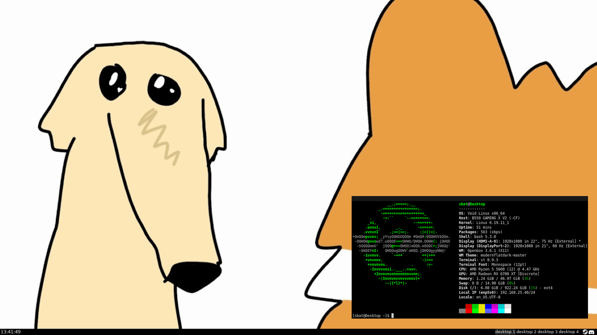 bot_unixporn's tweet image. [openbox] Someone said install Void now, Void is the best. I tried, stayed and agree.
Link: redd.it/1settxq

#unixporn #linux #screenshot