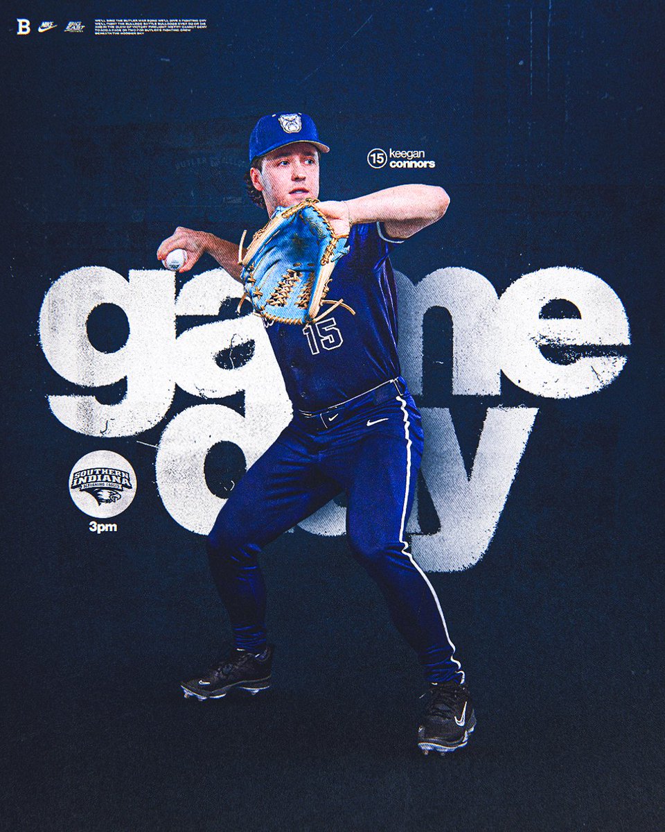 ButlerUBaseball's tweet image. The home opener is finally here! 🥳 

🆚 Southern Indiana
🕒 3 pm ET
📍 Bulldog Park (Indianapolis, Indiana)
📊 bit.ly/40Tbnyp