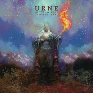 DVD_Daddy's tweet image. Urne – Setting Fire To The Sky (2026) #illustration #fantasyart #album #Albumcoverart #music #bands #art #HeavyMetal #Horror