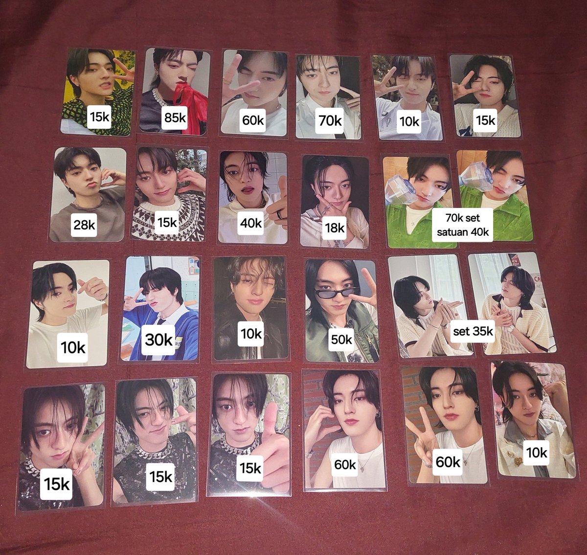 #teumejual
wts // want to sell haruto treasure 

💰 700k takeall 💰
bisa satuan, tapi prefer yg take banyakan 🙏🏻

─take lebih dari 30k freepack
─bisa keep event 🍊
─exc admin oren ❌

‼️NOT FOR SENSITIVE BUYER‼️

🏡kab. tangerang 
t. wts want to sell pc photocard aab haruto