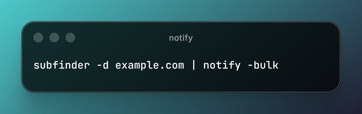 obscaries's tweet image. Stop babysitting your terminal.

Notify pipes your recon results straight to Telegram/Slack/Discord in real-time.

If your tools aren’t alerting you,
you’re already missing bugs.

🔗 github.com/projectdiscove…

#BugBounty #CyberSecurity #AppSec #InfoSec #Recon #Automation #Hacking