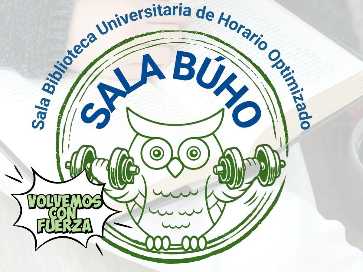 UAM_Biblioteca's tweet photo. La Sala Búho abre hasta la 1 de la madrugada #BibliotecadeCienciasUAM @CienciasUAM  https://t.co/G76LHn42QF https://t.co/2wpoUyY8w3