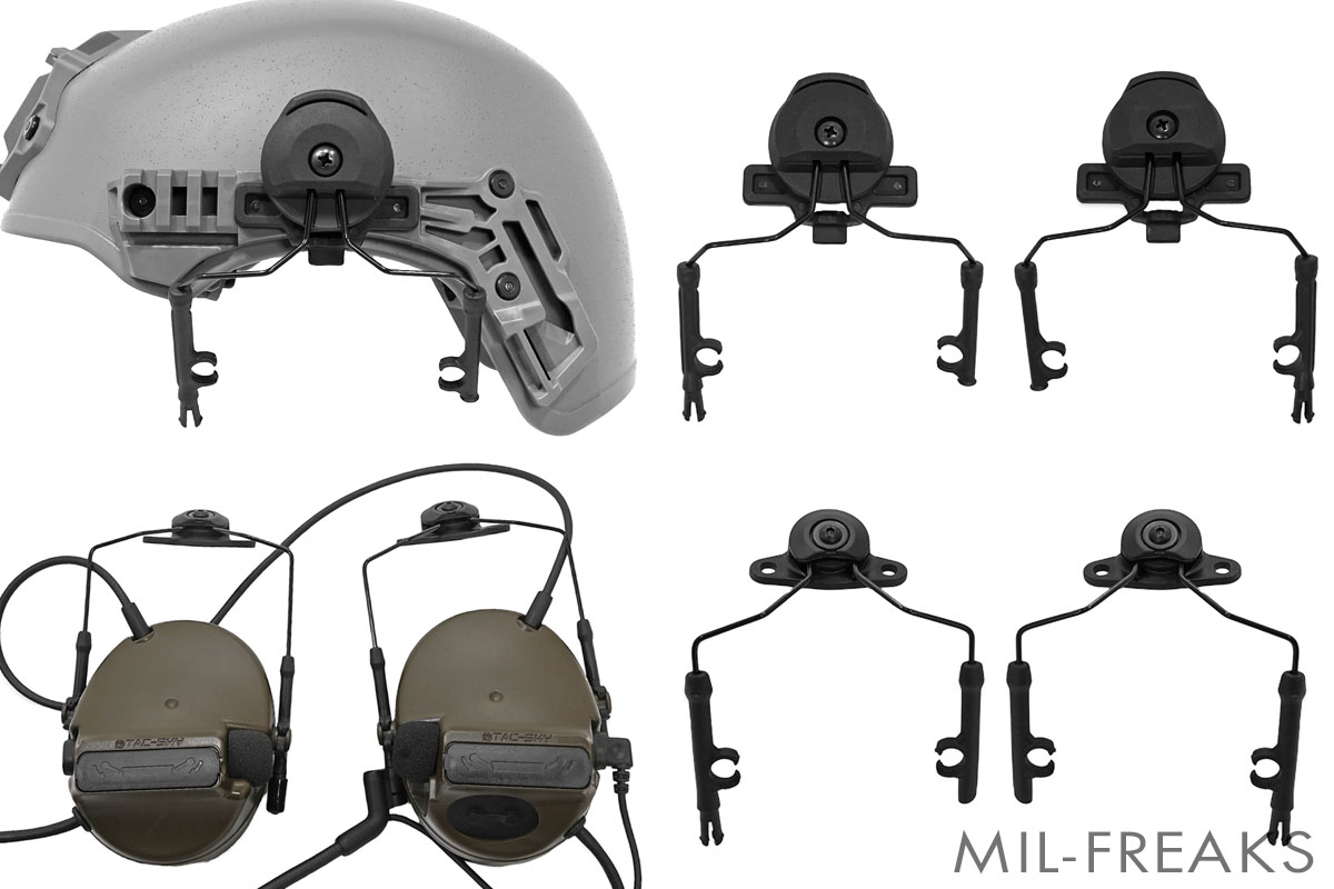 MIL_FREAKS's tweet photo. 【新商品】TAC-SKYからEXFIL+Comtac用アダプター、EXFILとOps-Core両方に使える便利なMARKタイプ汎用ヘッドセットアダプターが発売です。PRC152をメカメカしくするダミーKDUや、AgiliteのPVCロゴパッチが3種登場です! https://t.co/2F89JyYTc2 https://t.co/G8RgrHejAJ