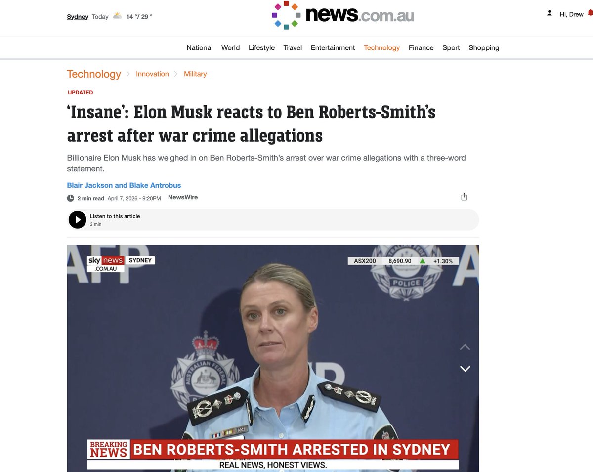 Drew Pavlou 🇦🇺🇺🇸🇺🇦🇹🇼 tweet media