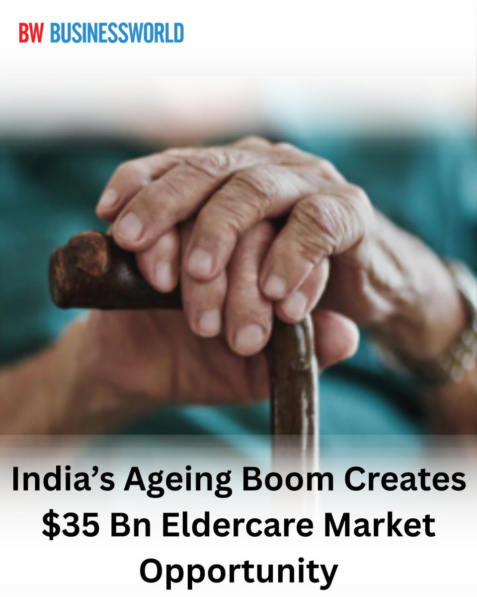 BWBusinessworld's tweet image. India’s rapidly ageing population is driving demand for organised eldercare services

Read more: businessworld.in/article/india-…

@anuragbatrayo |  @NFWarsia | Tanvie Ahuja

#Eldercare #Healthcare #Demographics #SilverEconomy