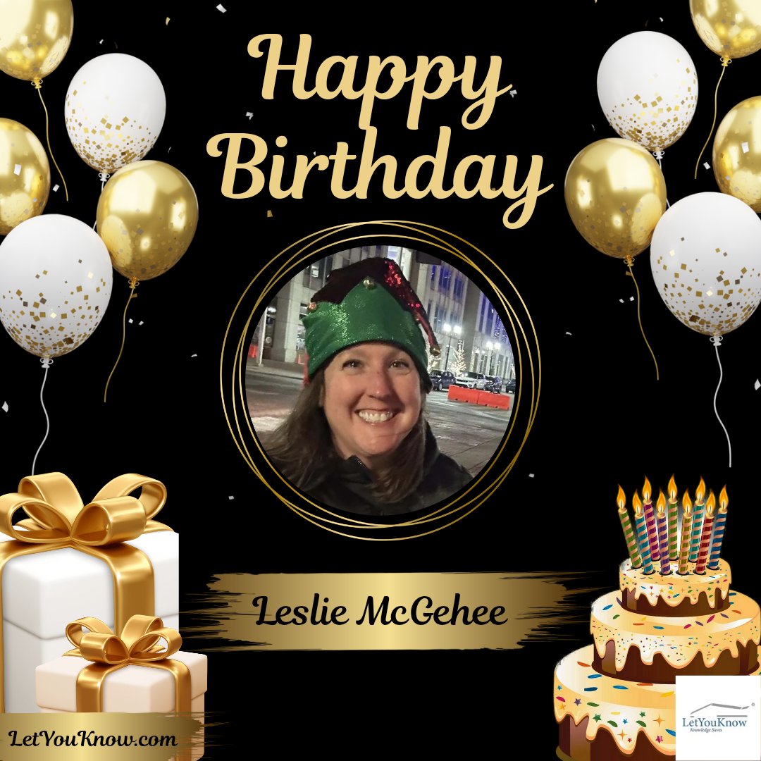 Letyouknowinc's tweet photo. 🎉 Happy Birthday to LetYouKnow's CAO, @LeslieMcgehee! 🎉

Leslie is a true team player 🤝 & an integral part of the LetYouKnow team! She steps in where needed & is a great problem solver. She also takes care of the work that isn’t always visible & she keeps the company running smoothly!

We’re grateful for the wonderful person that you are & everything you do! 🚀

Hope it’s a great day & an even better year ahead! 

#Birthday #happybirthday #cao #teamplayer #startups #innovation #technology