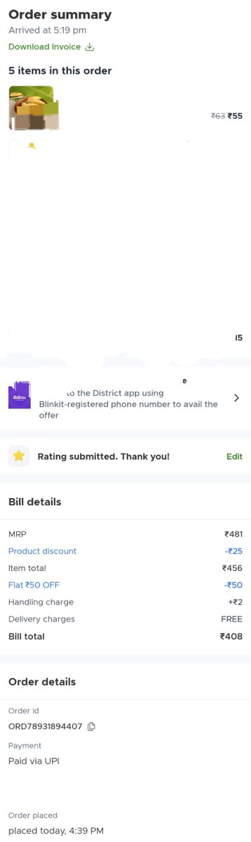 nave_ooty's tweet image. My very first order on a QUICK COMMERCE @letsblinkit was delivered after 42 minutes long wait due to ops issue. So stupid! @Swiggy was better. Lol #blinkit #swiggy #TrendingNews