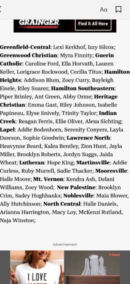 IndianaSirens's tweet photo. Another great list continuing to showcase the talent of female basketball players in our area. Congrats to all the Sirens who made this honorable mention list! 🔥🔥🔥 https://t.co/cQOoQAit50