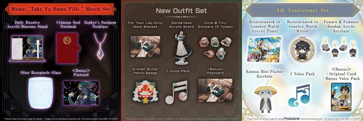 [PH GROUP ORDER] Open pre-order merchies for HOLOSTARS

⬇️