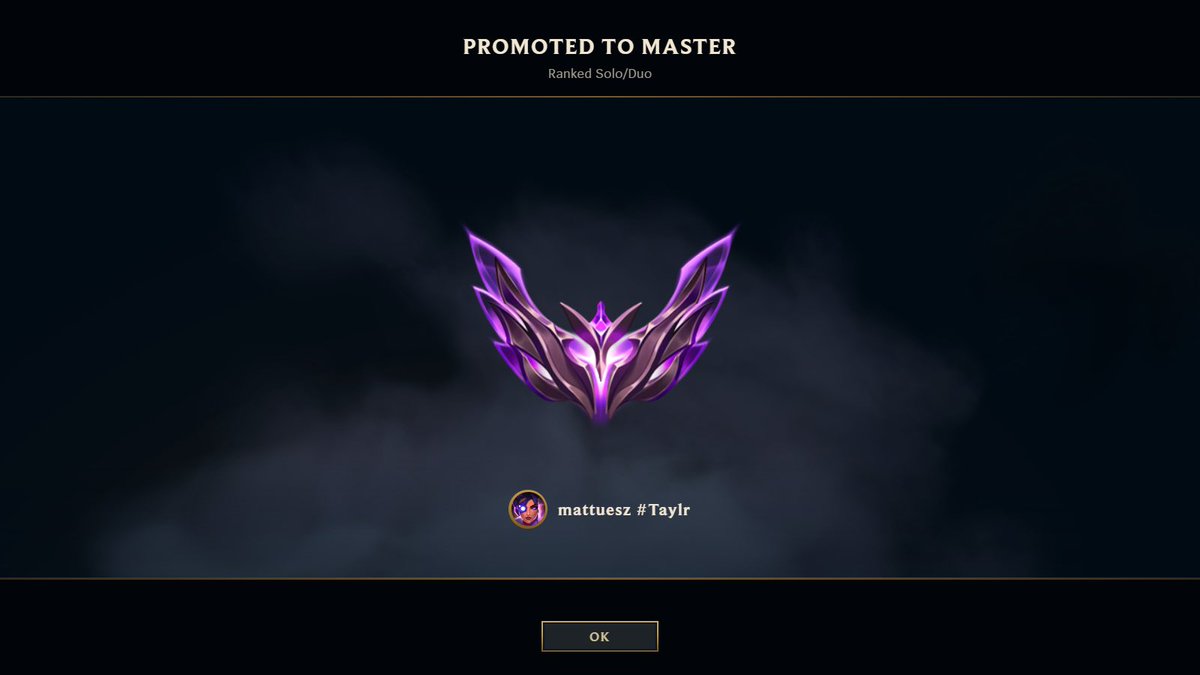 mattuesz's tweet photo. I finally managed to hit Master! https://t.co/c9Kb1ih7rZ