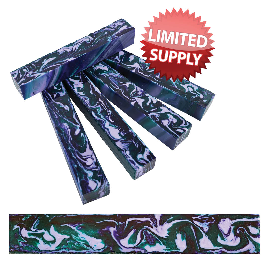 Fresh, bold, and limited 🍃🫐 Meet Blueberry Mint—our eye-catching pen blank that’s as unique as your next project. Perfectly paired with our King Click pen (on SALE!). Grab yours before it’s gone!

wt.gs/Blue_Mint
wt.gs/King-Click
#PenTurning  #BlueberryMint