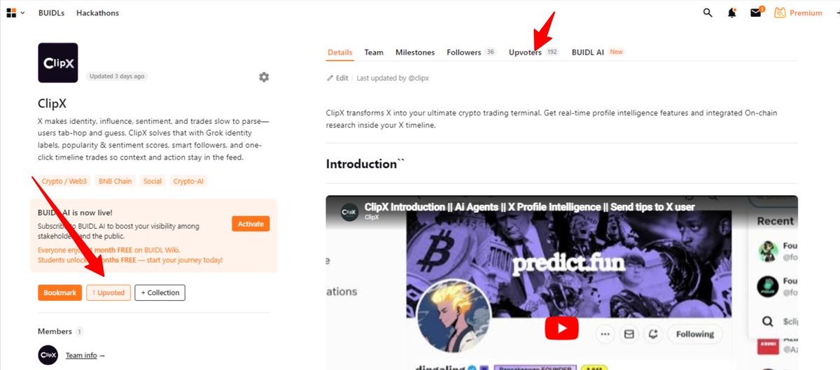 ClipX0_'s tweet photo. Community support needed : 
Please drop an upvote on our project 👇

Build Link : https://t.co/4uLYmSMLmS

Don't Spam
Just be loyal and Vote for us 
We will Build together on #BNBCHAIN https://t.co/IrJsx7dQIS