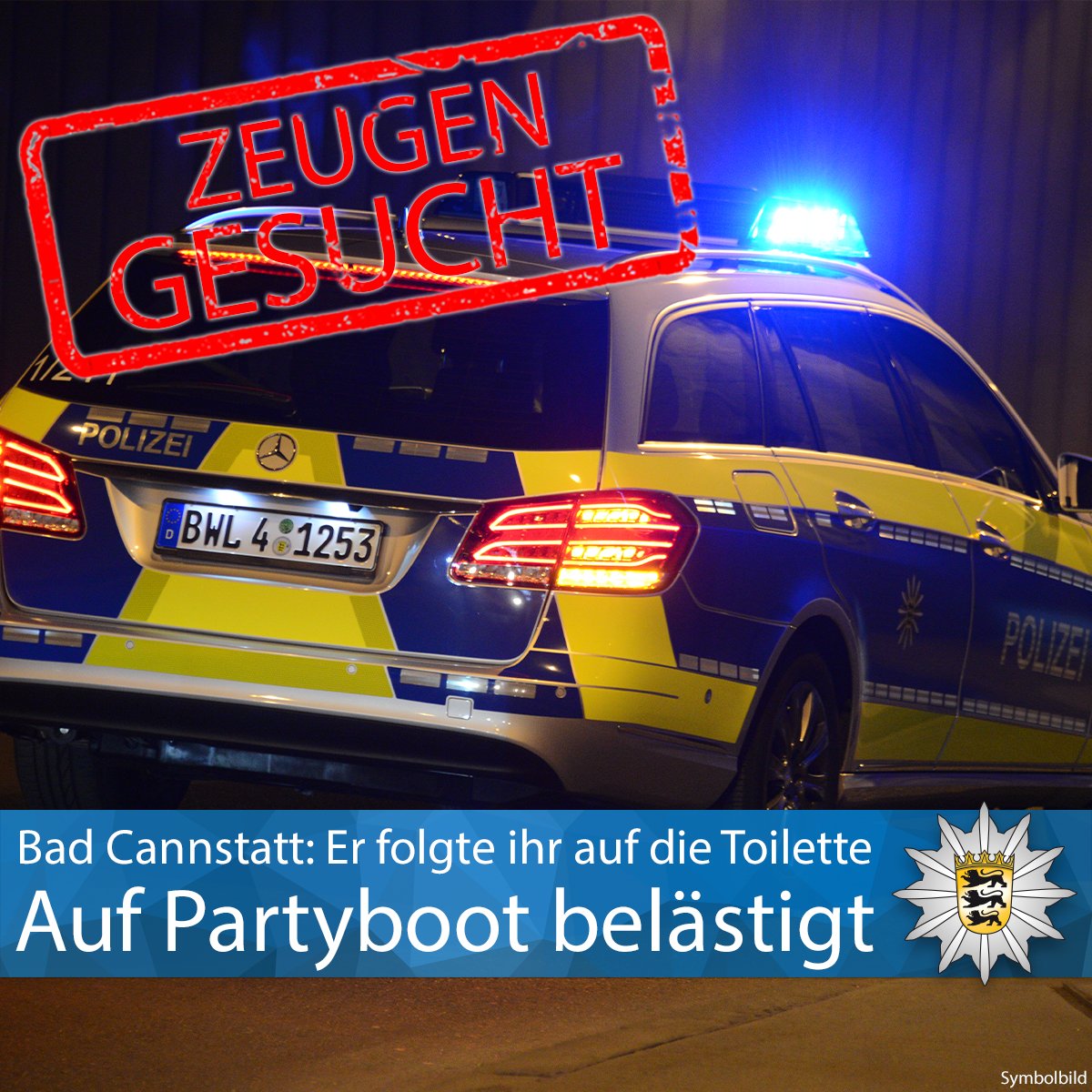 PP_Stuttgart's tweet image. #BadCannstatt Ein Unbekannter hat am Donnerstag gegen 22.40 Uhr eine 28-Jährige auf einem Partyboot bei der Anlegestelle Wilhelma sexuell belästigt. Der Mann griff ihr an die Brüste und in den Intimbereich und würgte sie. Zur PM ▶️ sohub.io/holw Eure #Polizei #Stuttgart