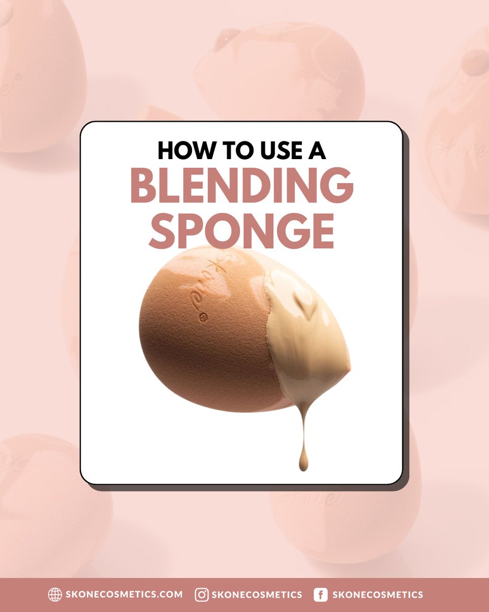 SKONEcosmetics's tweet image. You’re wondering why your blend is patchy. Are you wetting the sponge? Are you stippling? If not, start now! 

💡 And a friendly reminder: wash that sponge weekly and replace it every 3 months for a fresh one. 

#makeuplover #makeupbrand #crueltyfreemakeup #skonecosmetics